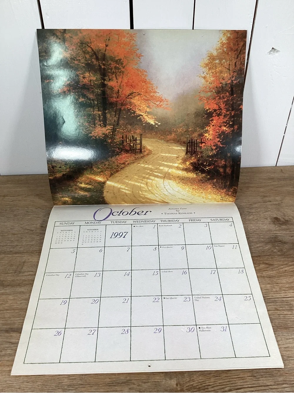 1997 Thomas Kinkade Painter Of Light Calendar
